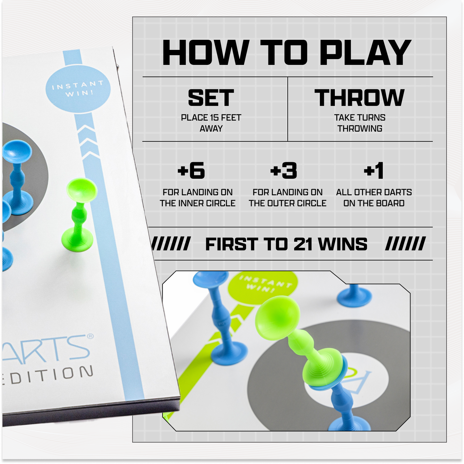 Blue & Green Board Single