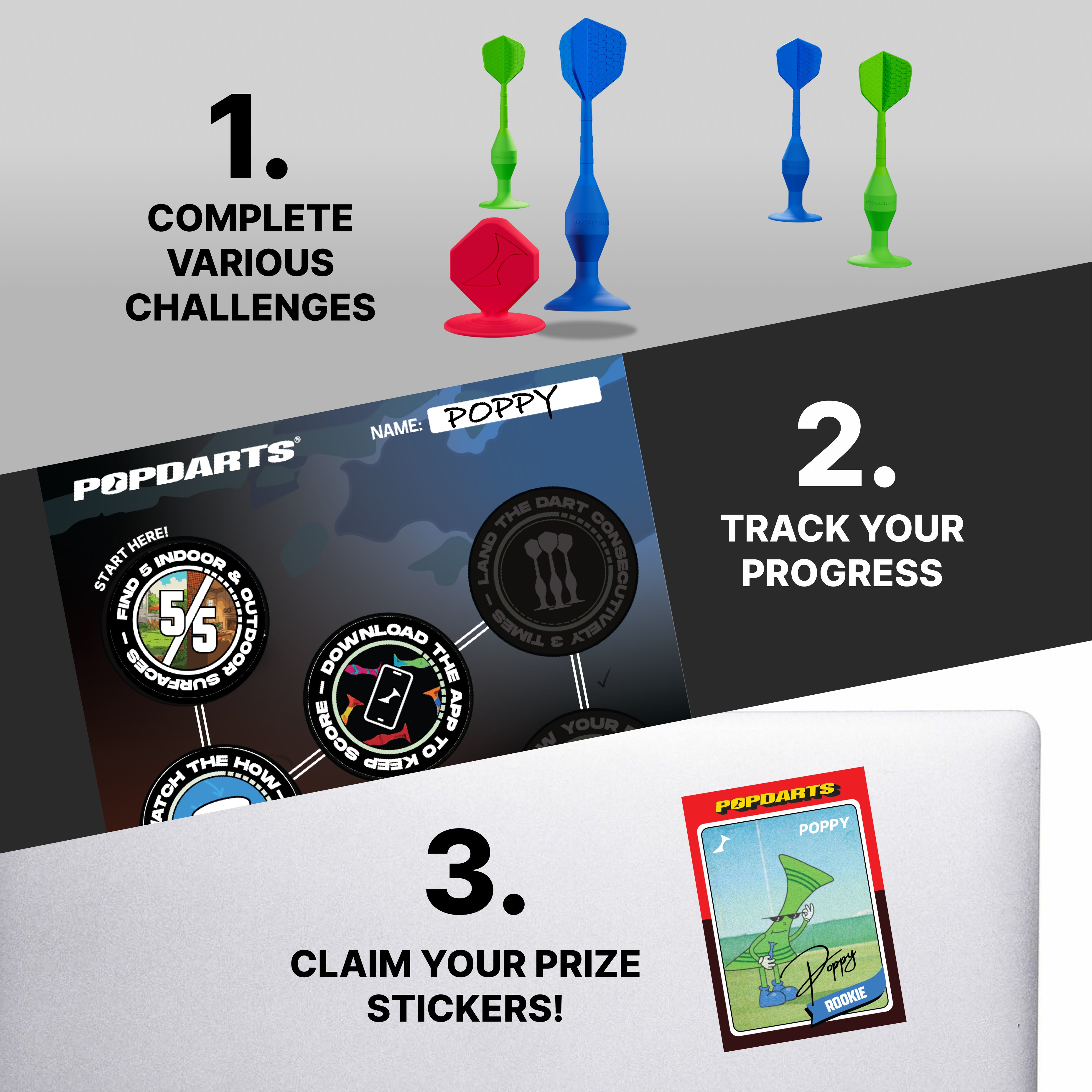 Rookie Progression Sticker Pack