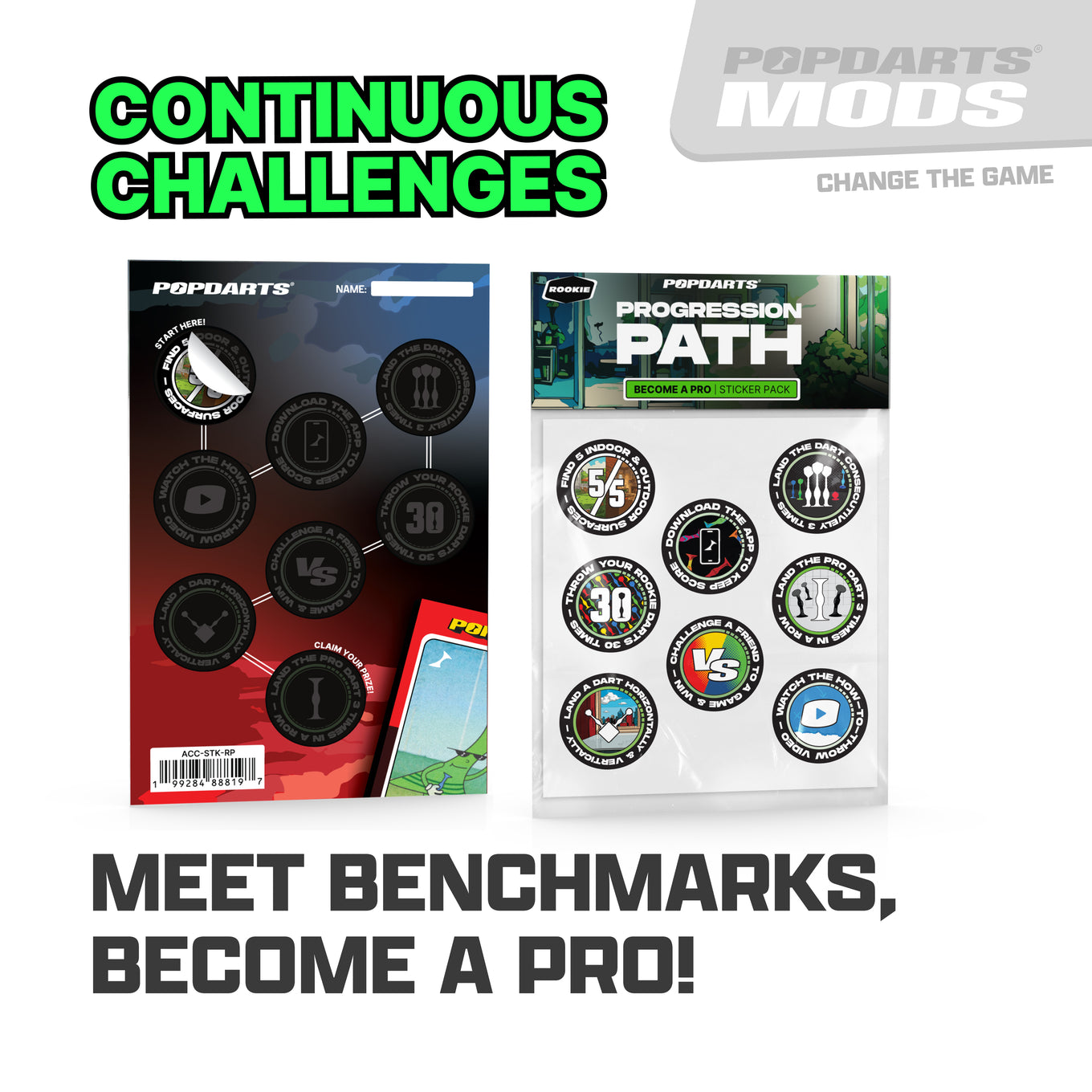 Rookie Progression Sticker Pack