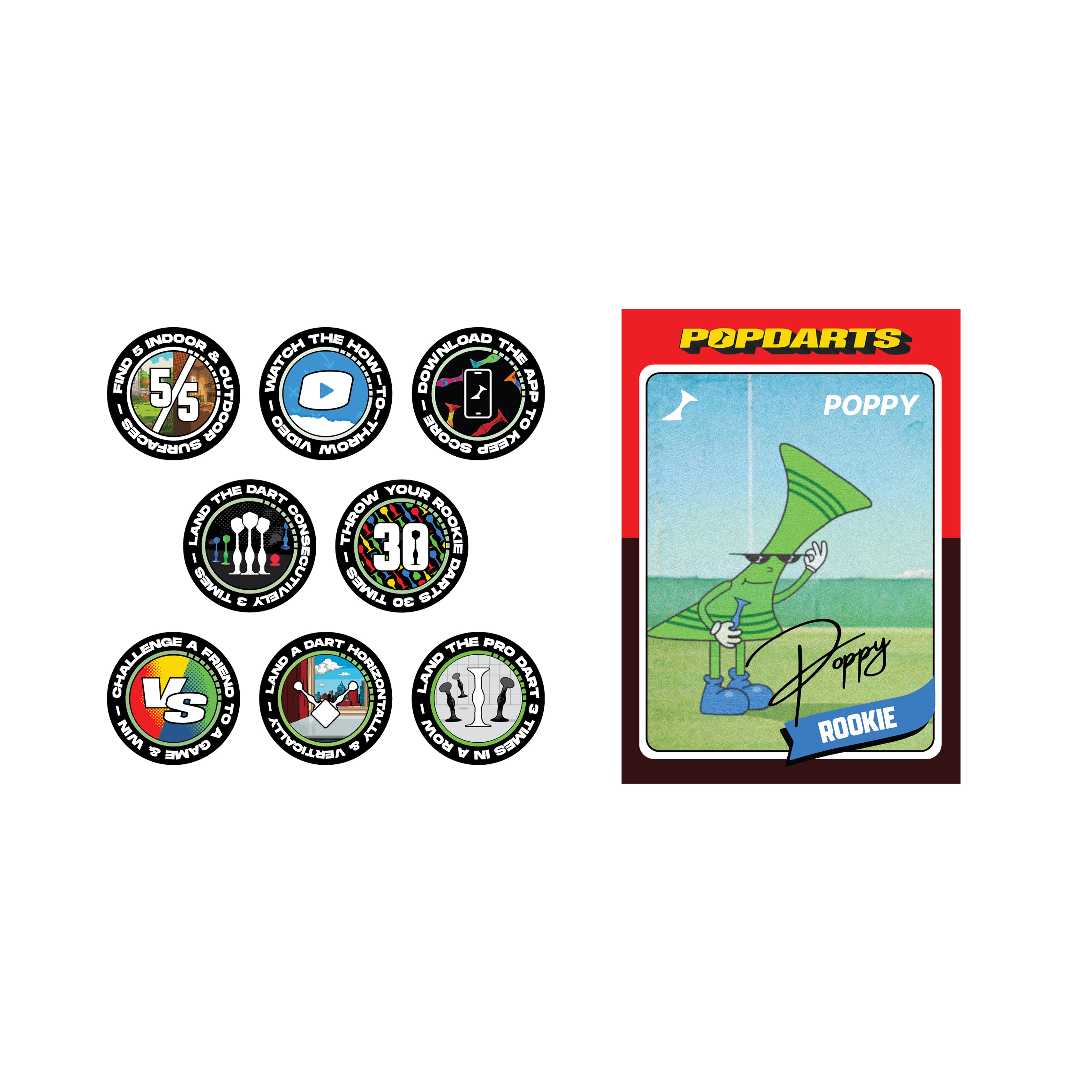 Rookie Progression Sticker Pack