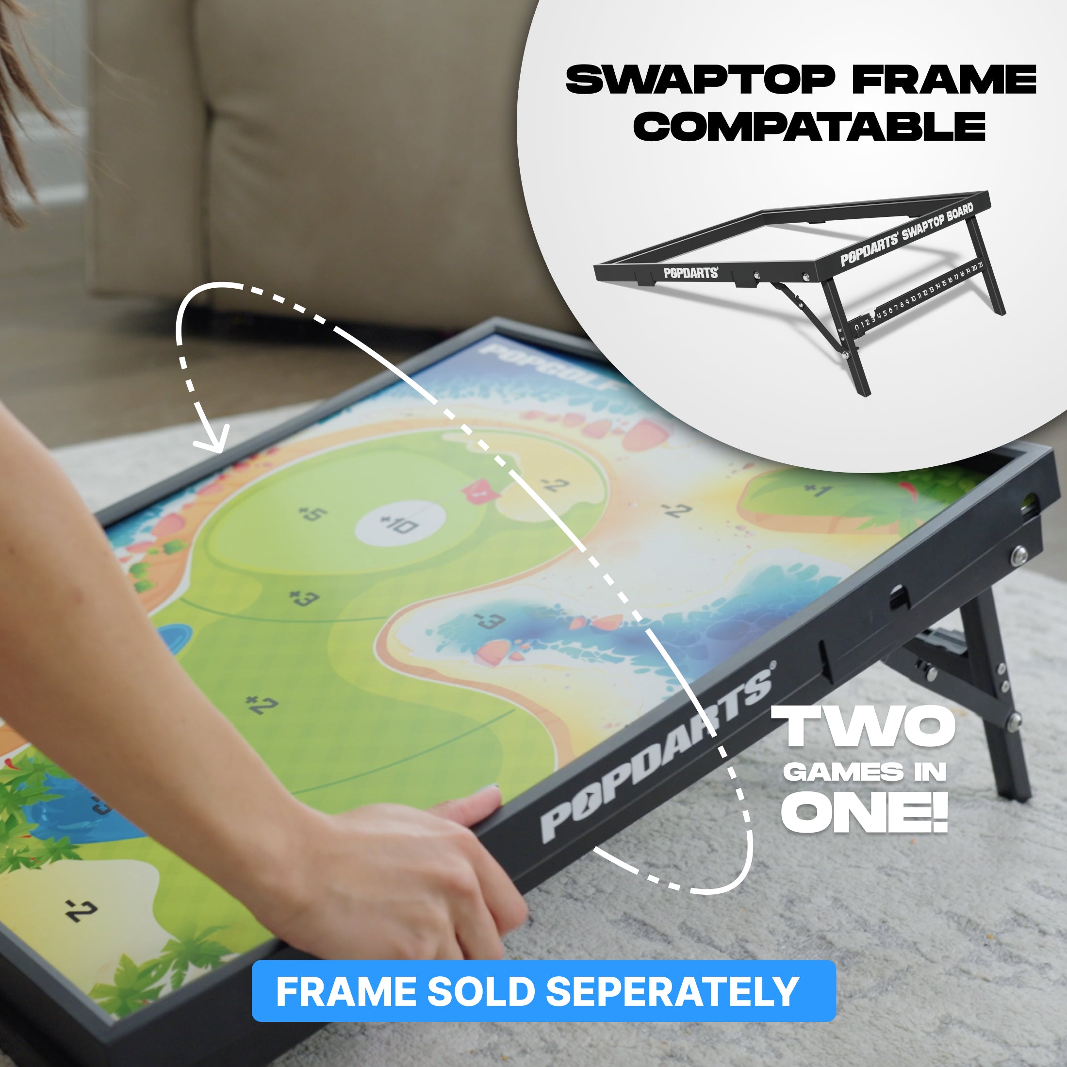 Swaptop™ - PopGolf