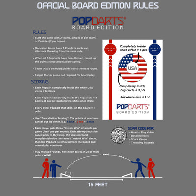 Popdarts USA Board Edition Complete Set (Slightly used/returned)