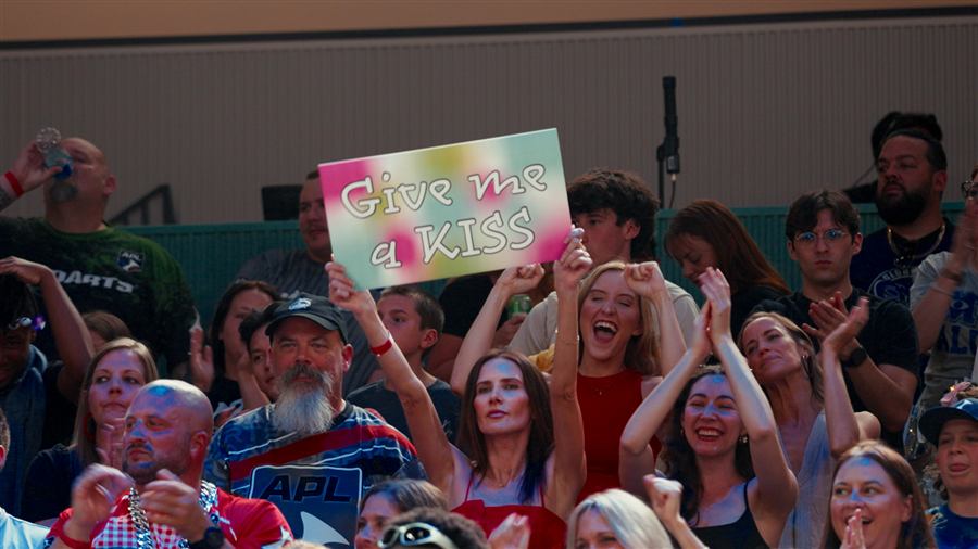 A fan in the stands.